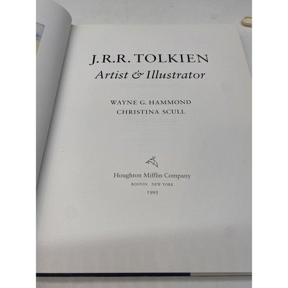 J.R.R. Tolkien; Artist & Illustrator US HC 1st 1995 Hammond DJ protected - Picture 6 of 12